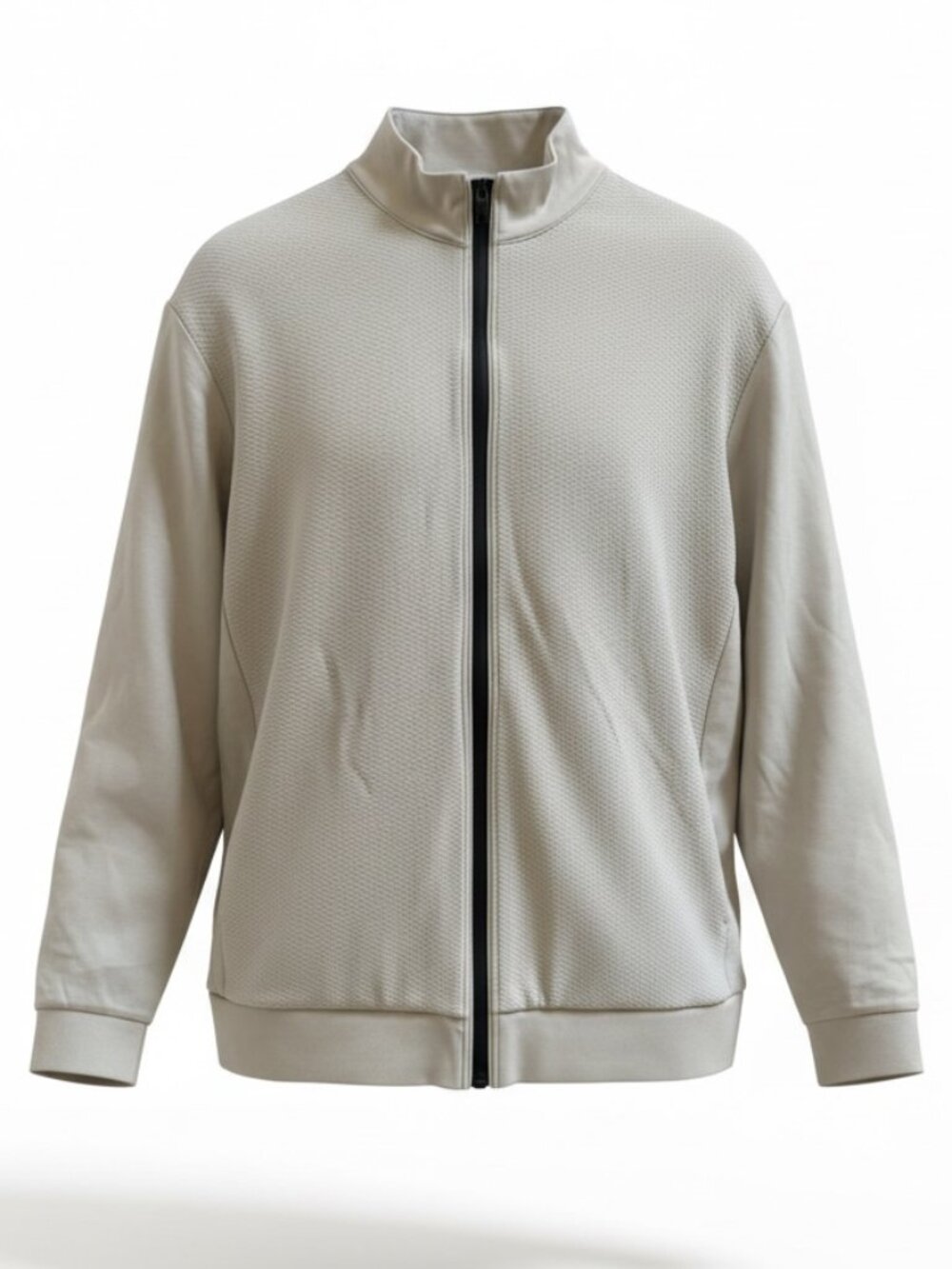 Alfani Fill-Zip Cadigan with Textured Front Fabric - Size X-Large